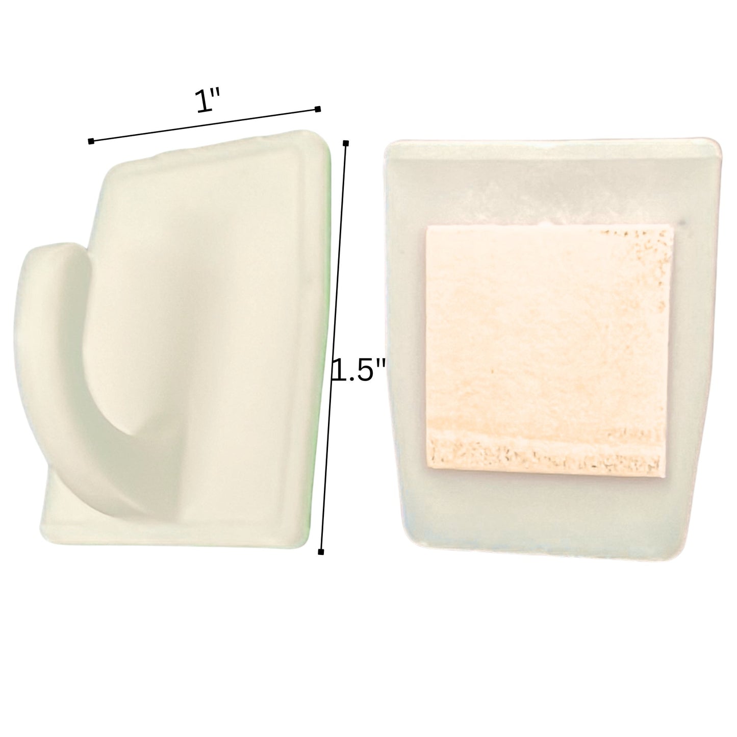 1.5" Xtra Tuff Adhesive Hooks