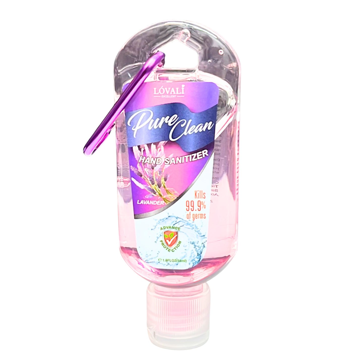 1.8 oz Lovali Pocket Hand Sanitizer with Pocket Ring
