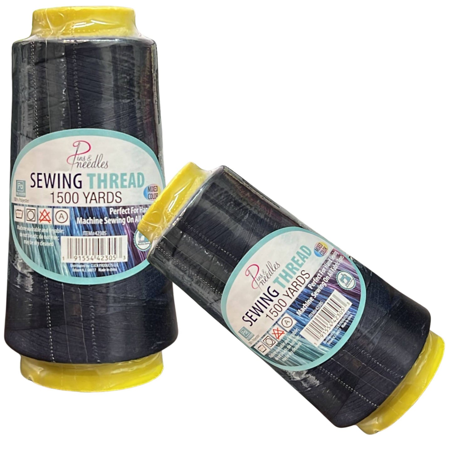 1500 Yards Pins & Needles Sewing Thread