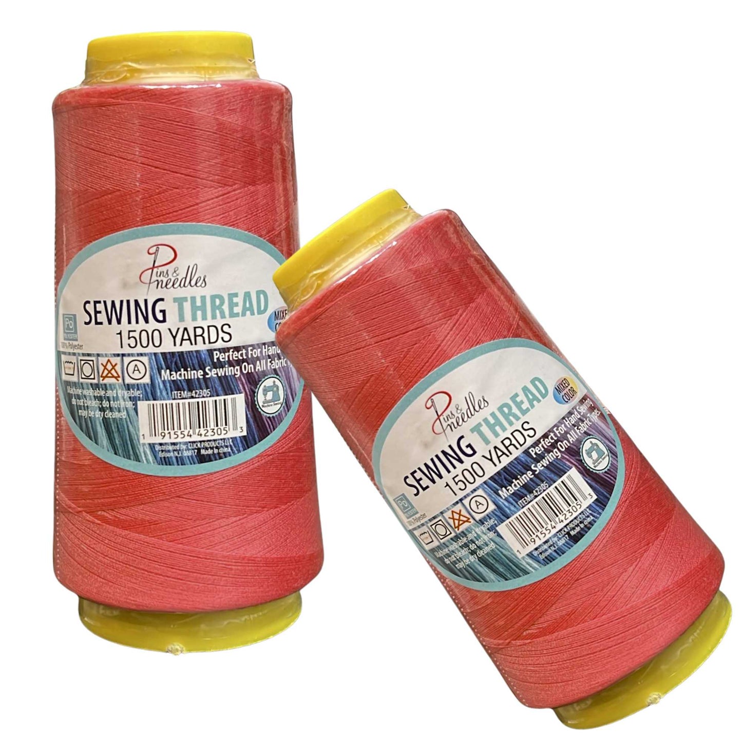 1500 Yards Pins & Needles Sewing Thread