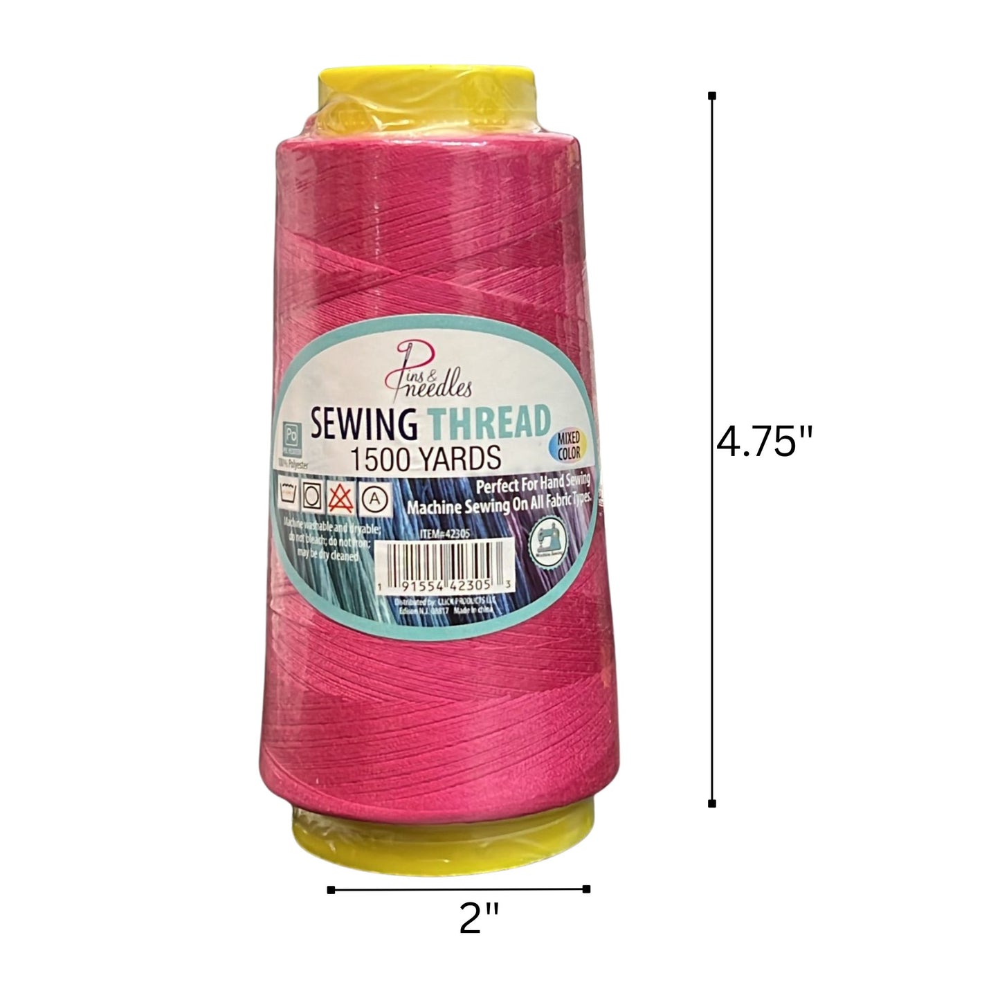 1500 Yards Pins & Needles Sewing Thread