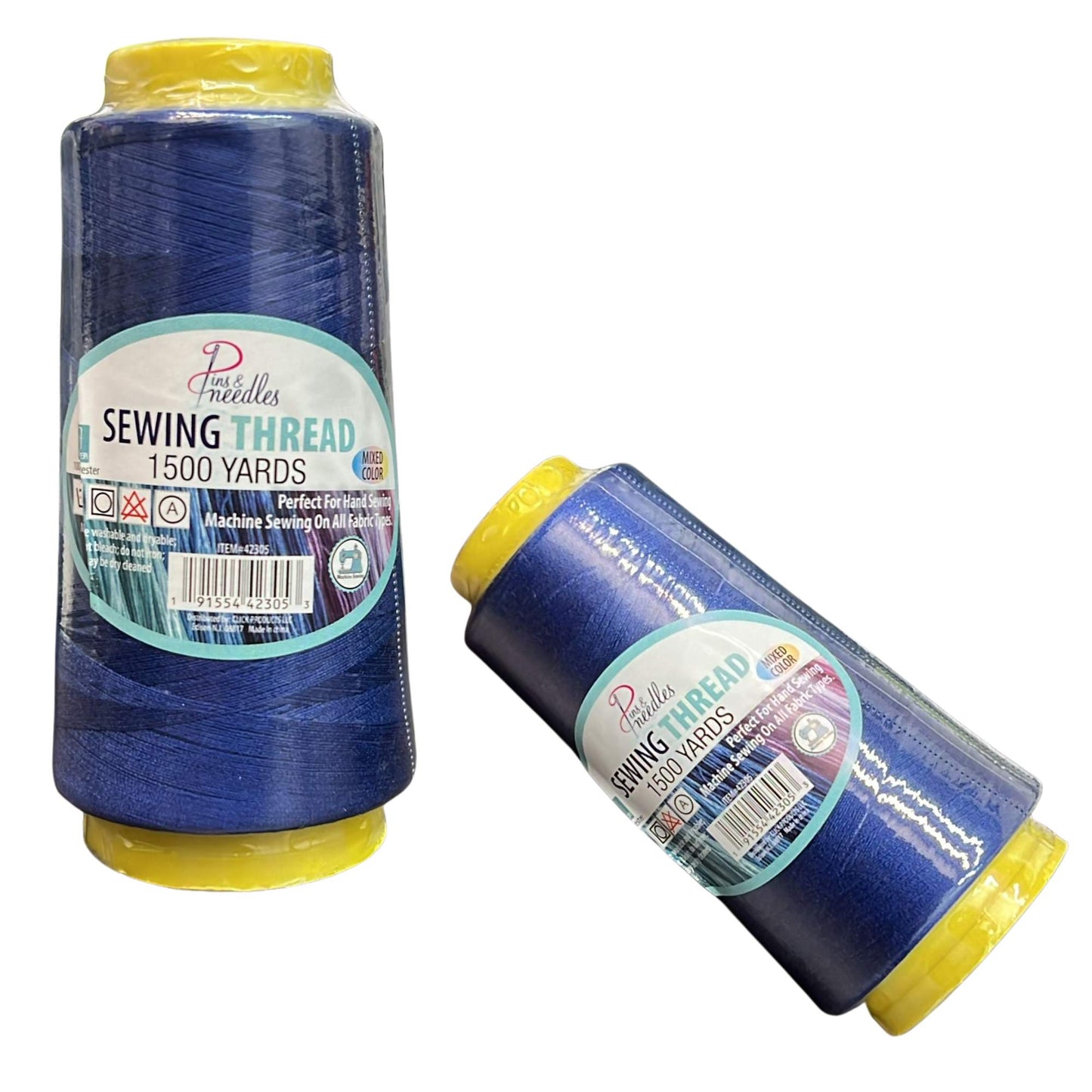 1500 Yards Pins & Needles Sewing Thread