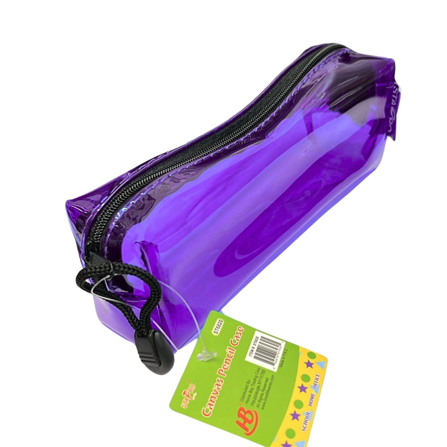 PVC Transparent Zipper Pouch,Travel Cosmetic or Pencil Case