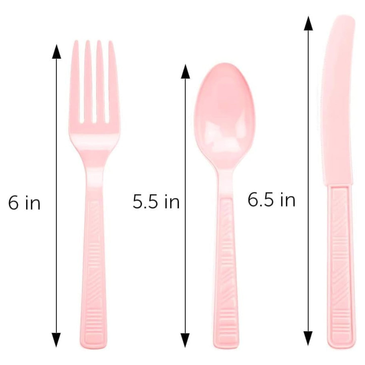 Disposable Pink Combo Cutlery Set