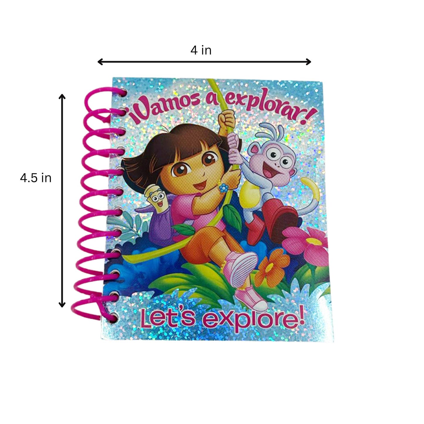 Holographic Spiral Dora the Explorer Rules Notebook