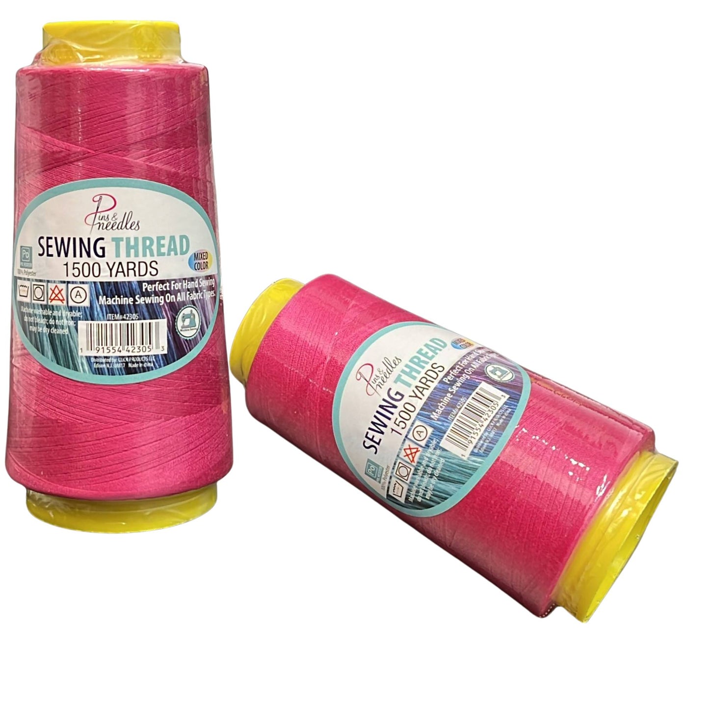 1500 Yards Pins & Needles Sewing Thread