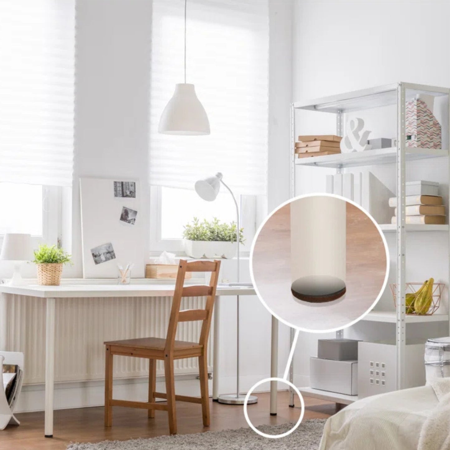 Round Felt Pads Set, Furniture & Floor Protectors