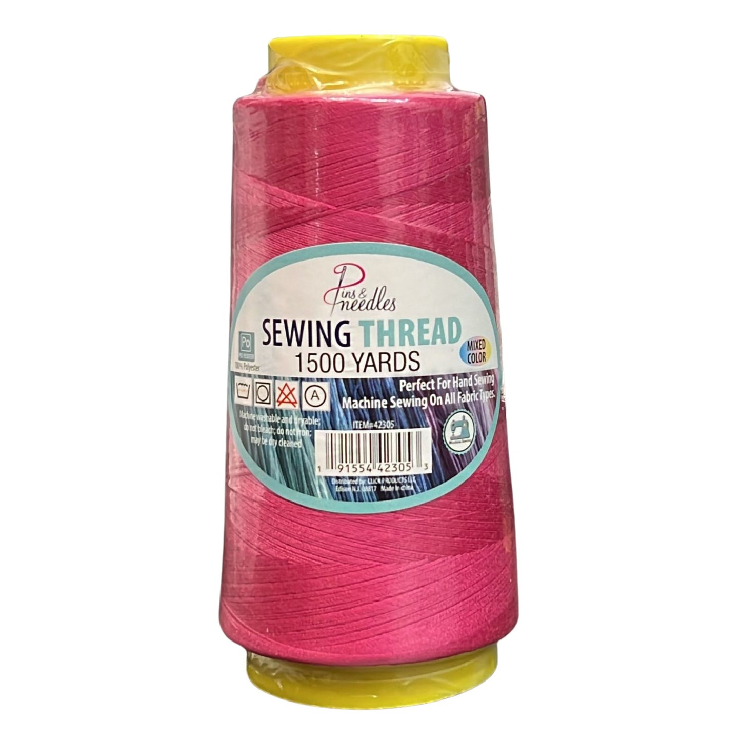 1500 Yards Pins & Needles Sewing Thread