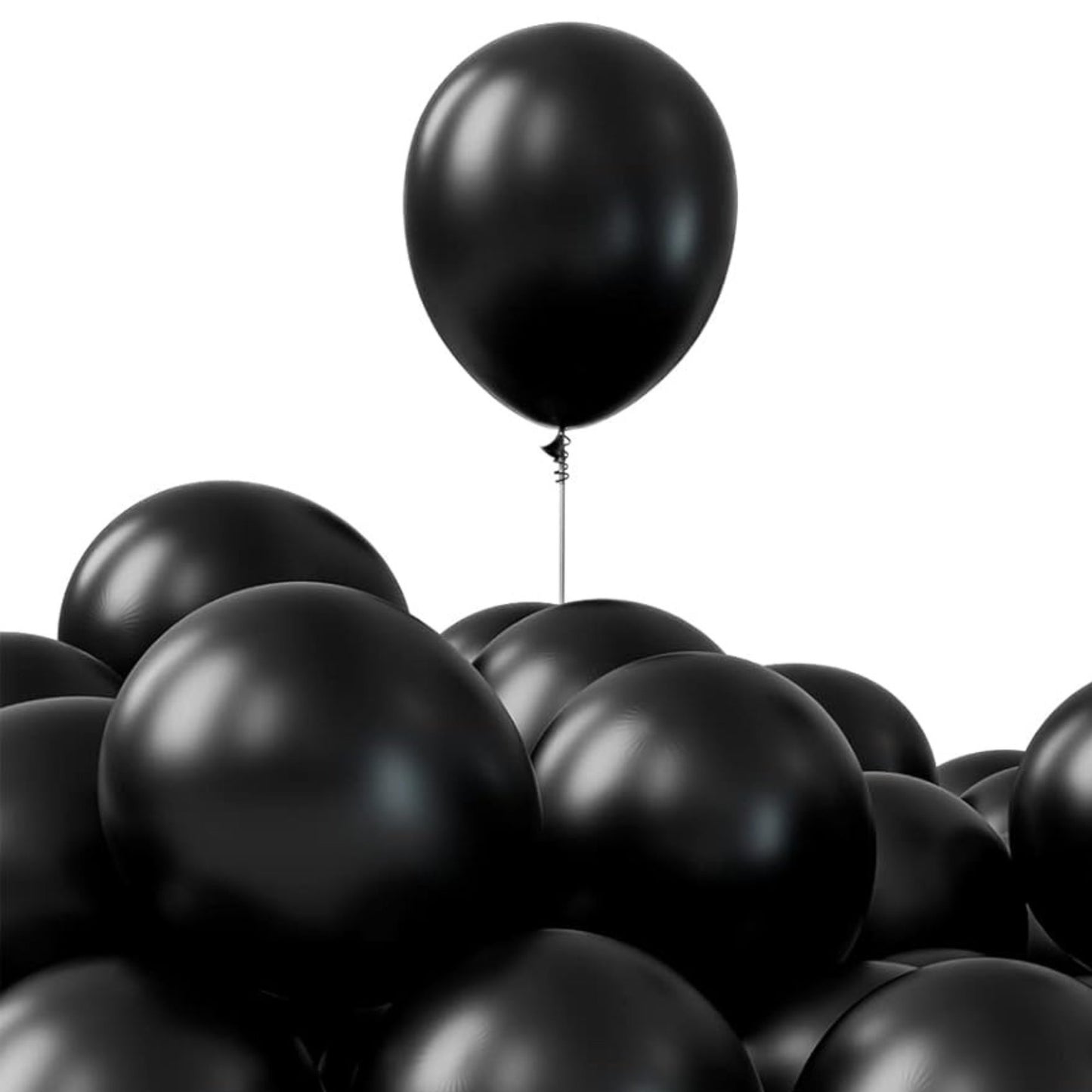 Helium-Quality Natural Latex Balloons Black