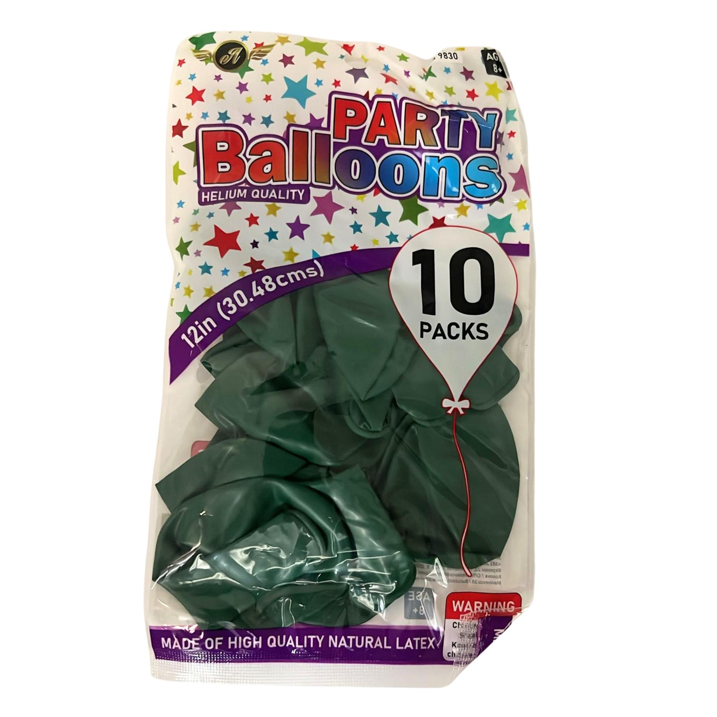 Helium-Quality Natural Latex Balloons Dark Green, Safe for Age 8+ – Party & Event Decorations