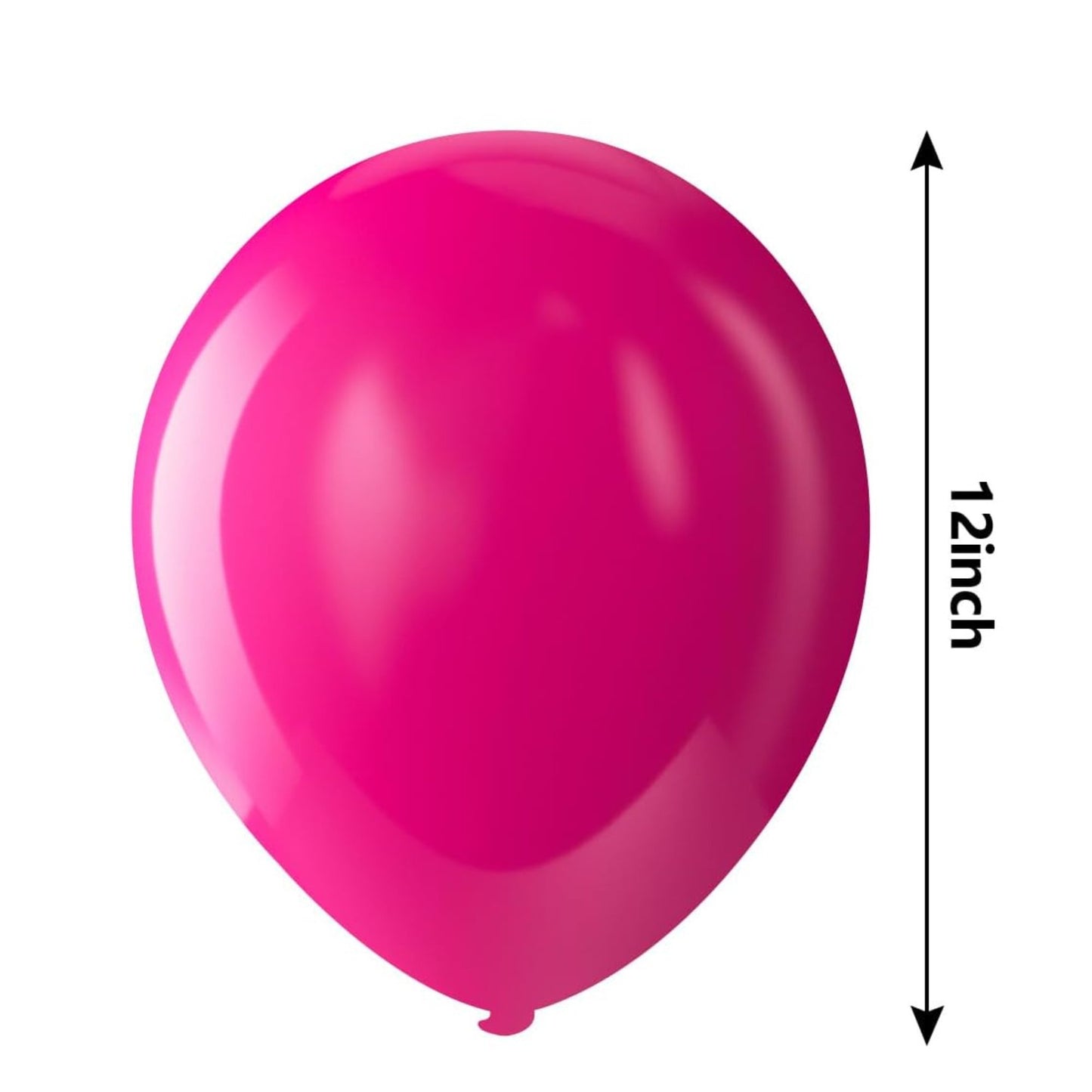 Helium-Quality Natural Latex Balloons Hot Pink, Safe for Age 8+ – Bold Party & Event Decorations