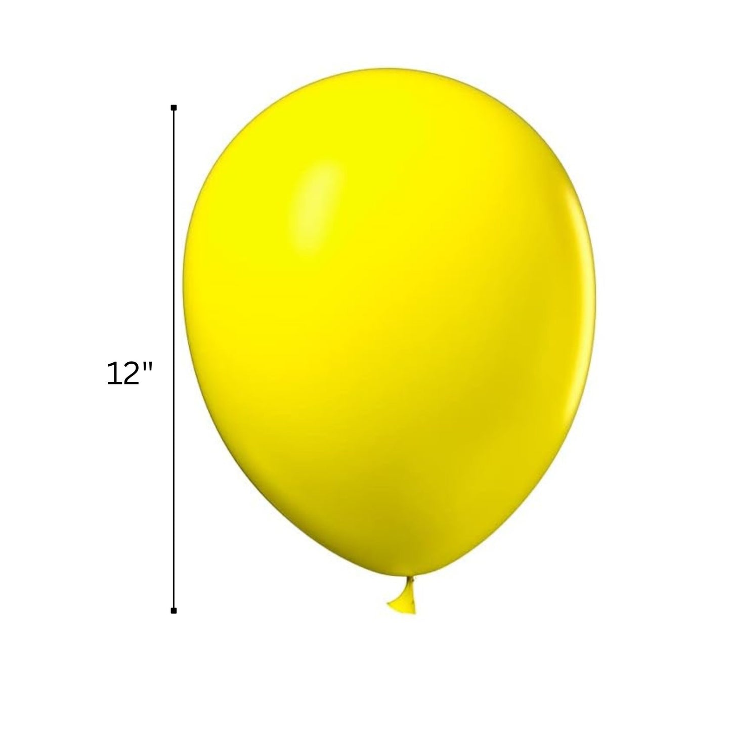 Helium-Quality Natural Latex Balloons Yellow, Safe for Age 8+ – Bright Party & Event Decorations