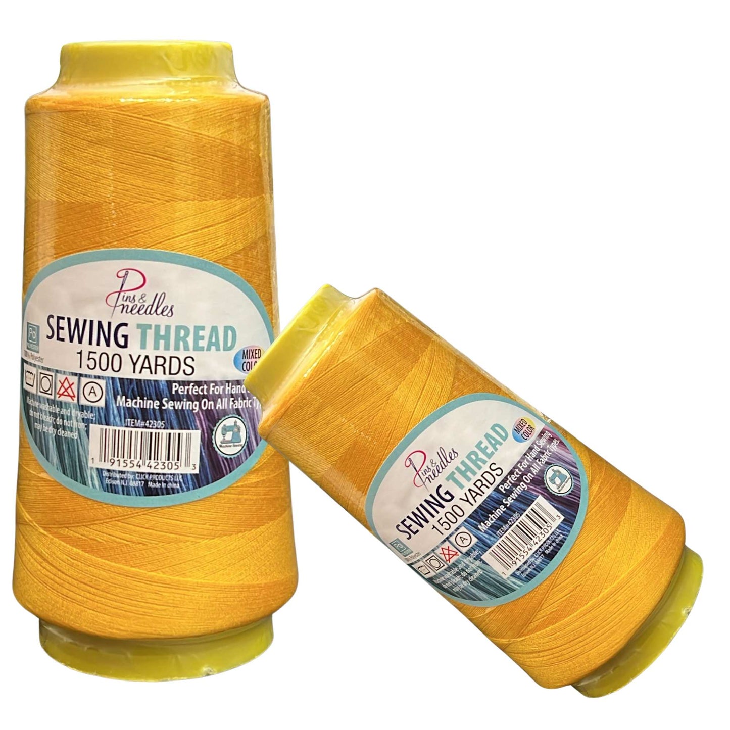 1500 Yards Pins & Needles Sewing Thread