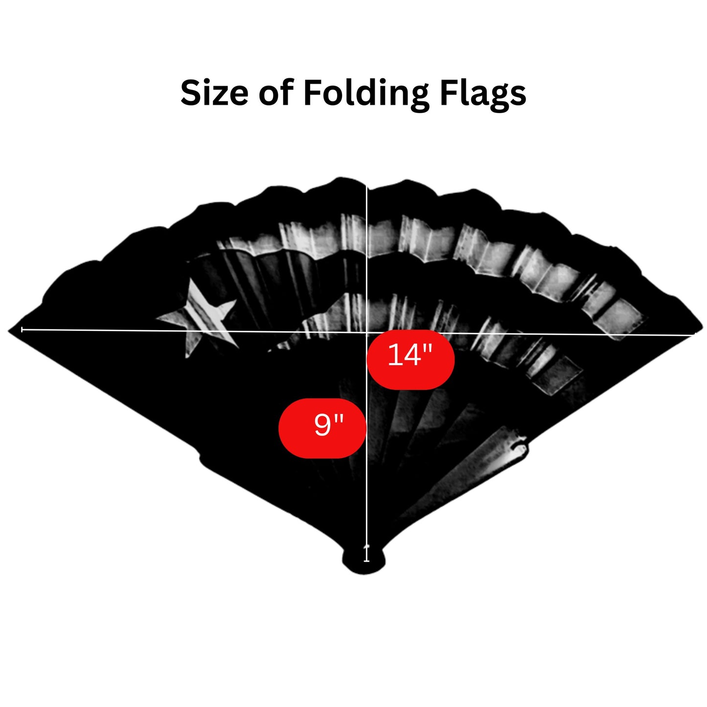 Jamaica Flag Hand Folding Fan