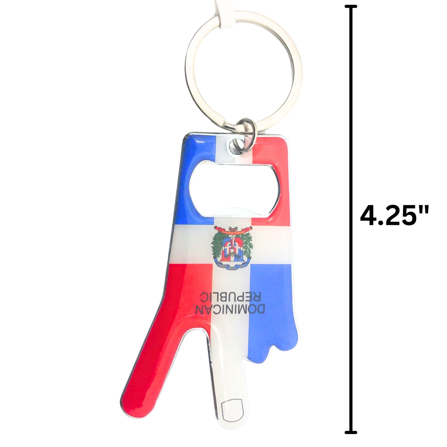 Key Chain with Bottle Opener | Dominican Republic | – Compact, Durable Everyday Essential