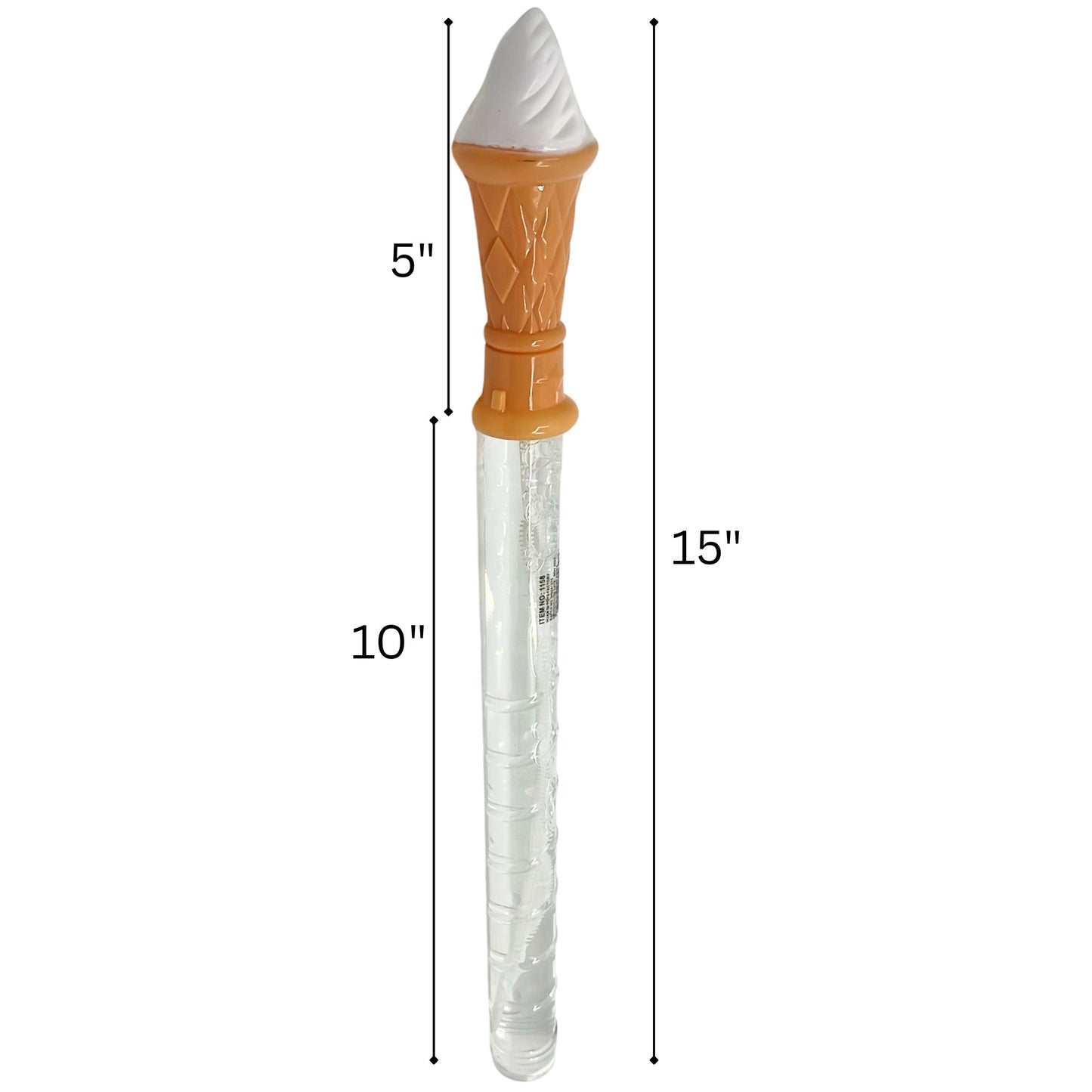 15" Big Bubble Wand with Fun Ice Cream Handle