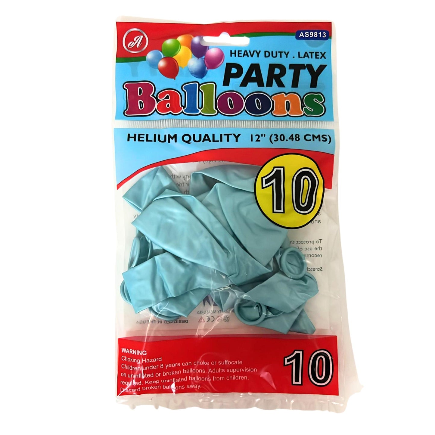 Latex Balloons – Baby Blue, Helium-Quality Party Balloons for Decorations & Events:
