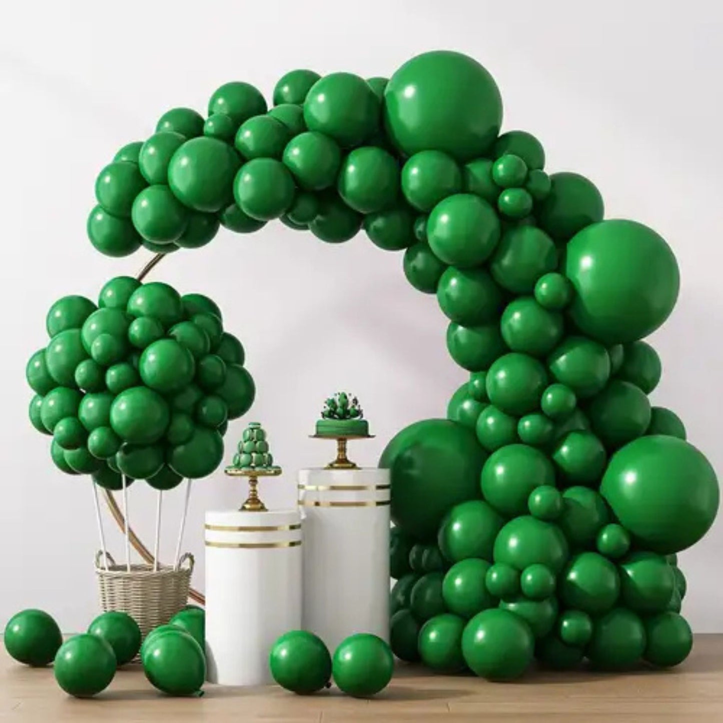Latex Balloons – Green, Helium-Quality Party Balloons for Decorations & Events