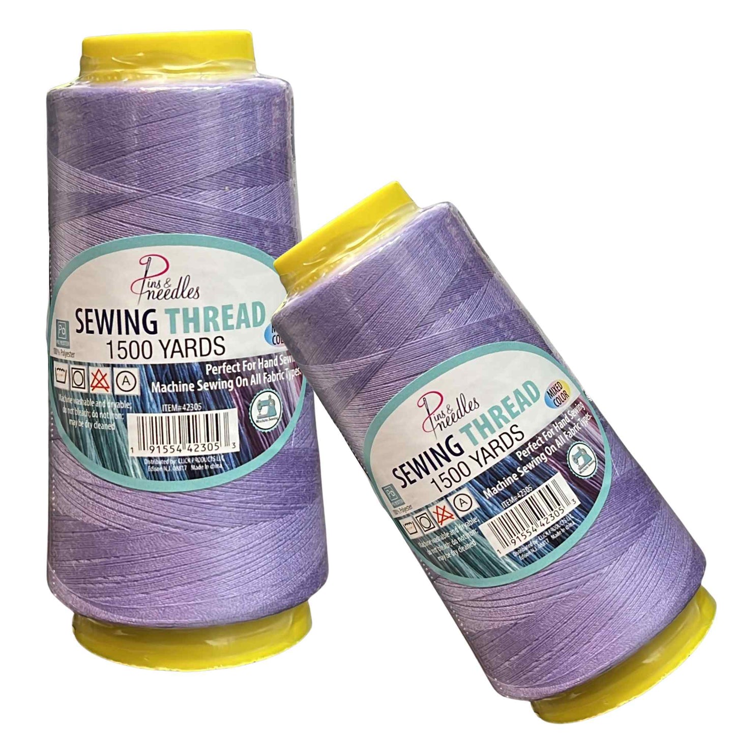 1500 Yards Pins & Needles Sewing Thread