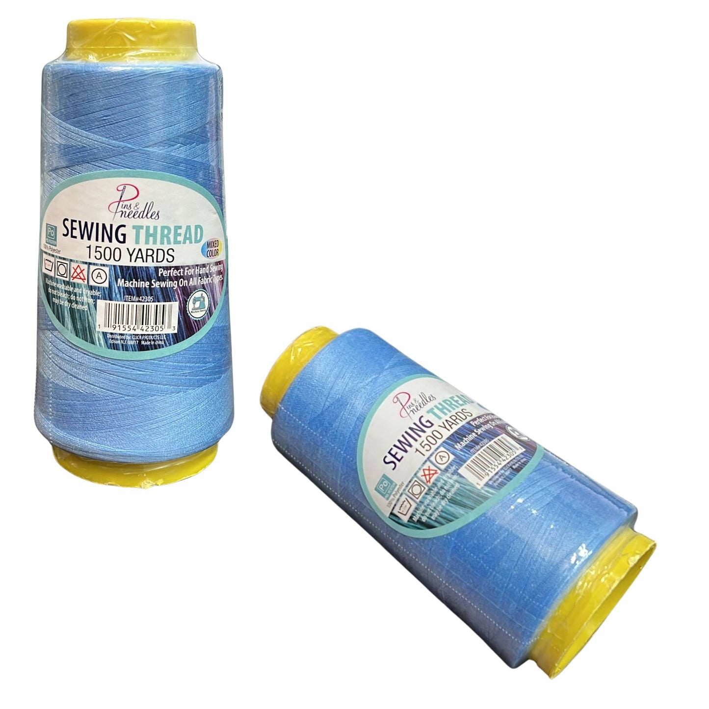 1500 Yards Pins & Needles Sewing Thread