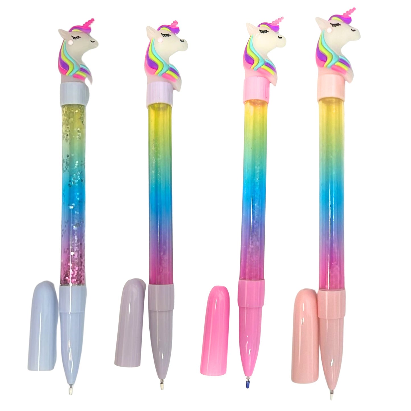 Unicorn Glitter Blue Ink Pen