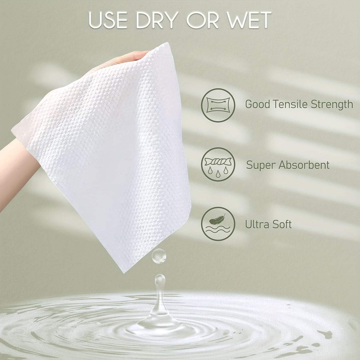 Modess Disposable Face Towels – 30CT