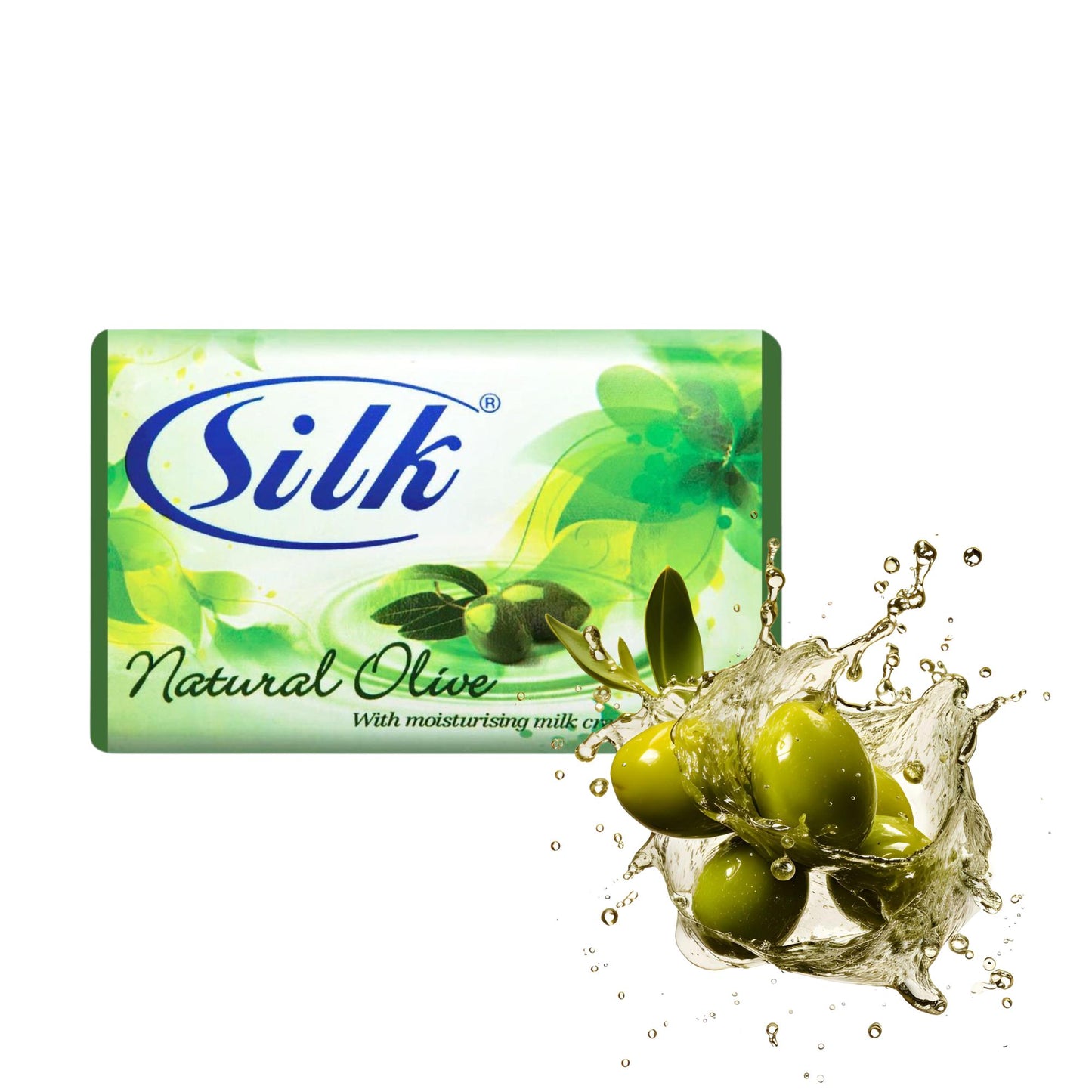 100g Silk Natural Olive Moisturizing Milk Cream Soap