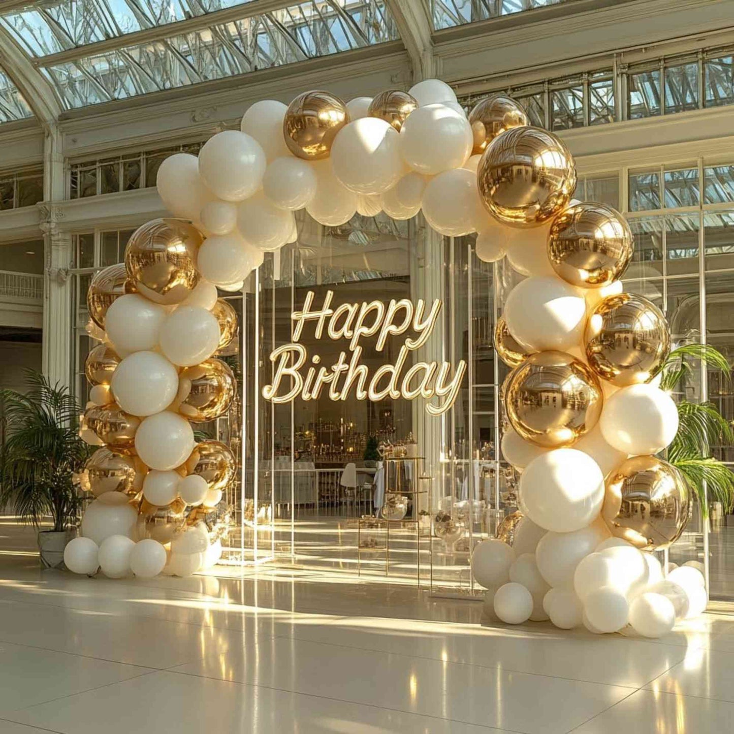 Helium-Quality Natural Latex Balloons White