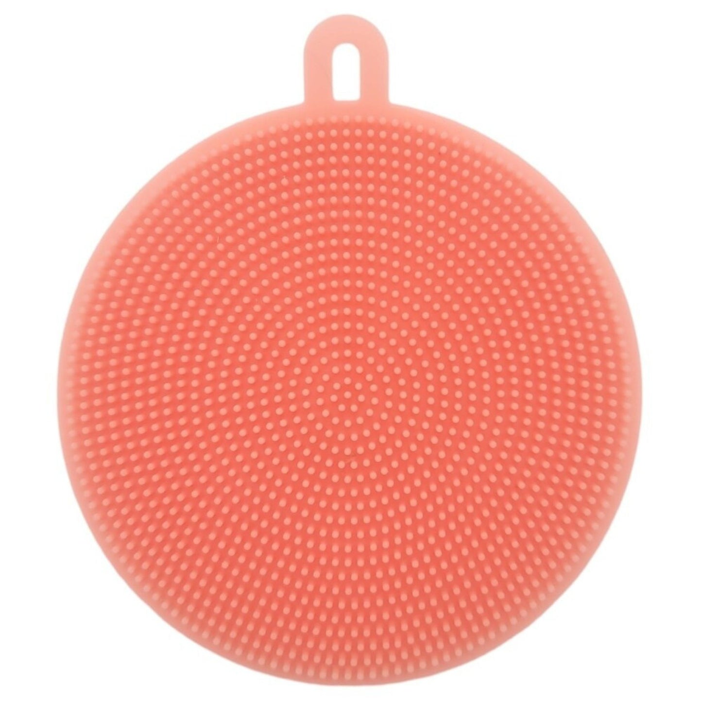 4.3" Round Silicone Sponge Scrubber