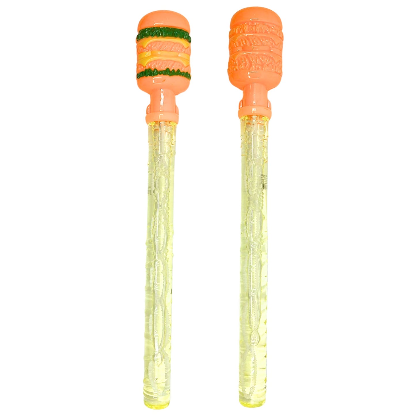 14" Big Bubble Wand with Fun Burger & Fries Handle