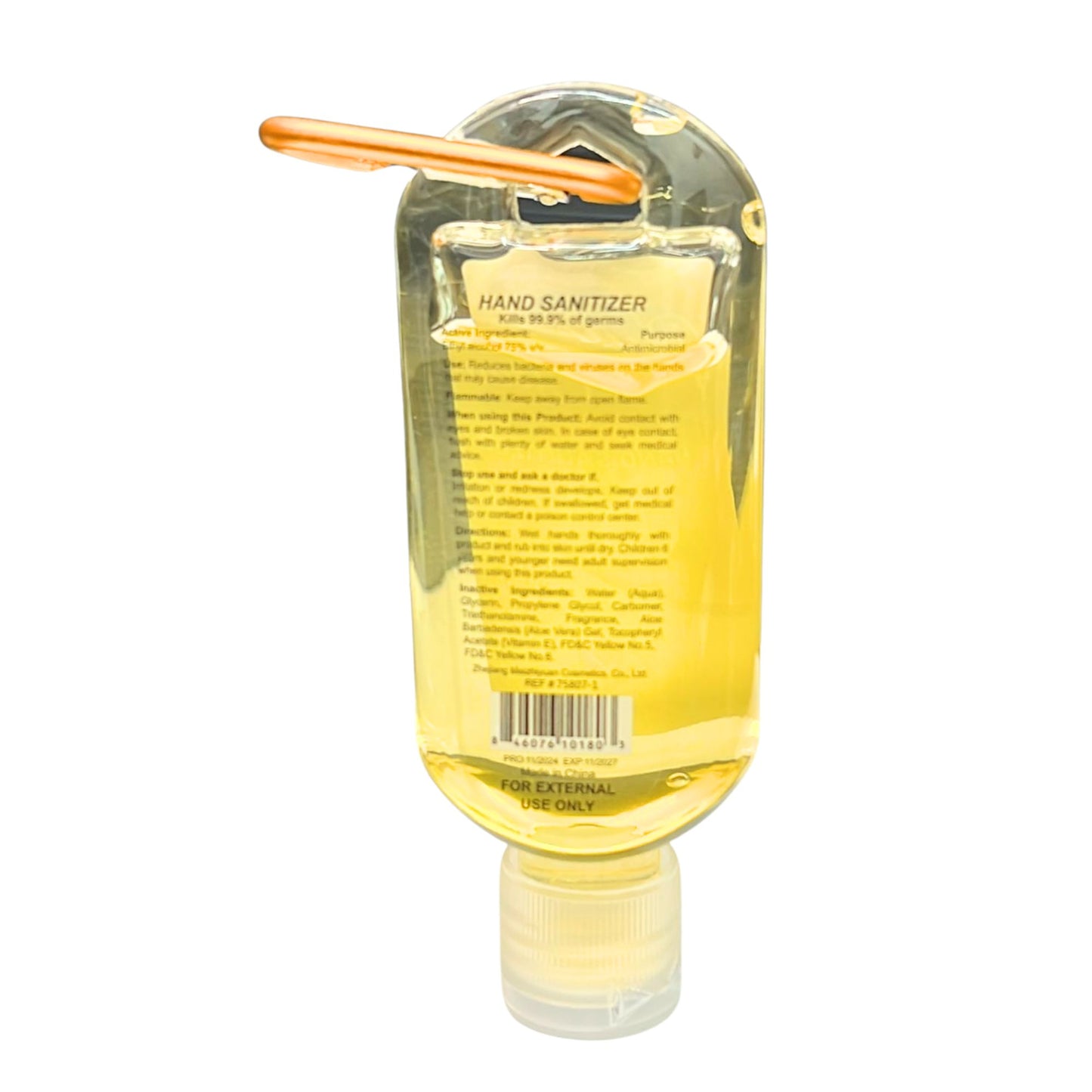 1.8 oz Lovali Pocket Hand Sanitizer with Pocket Ring