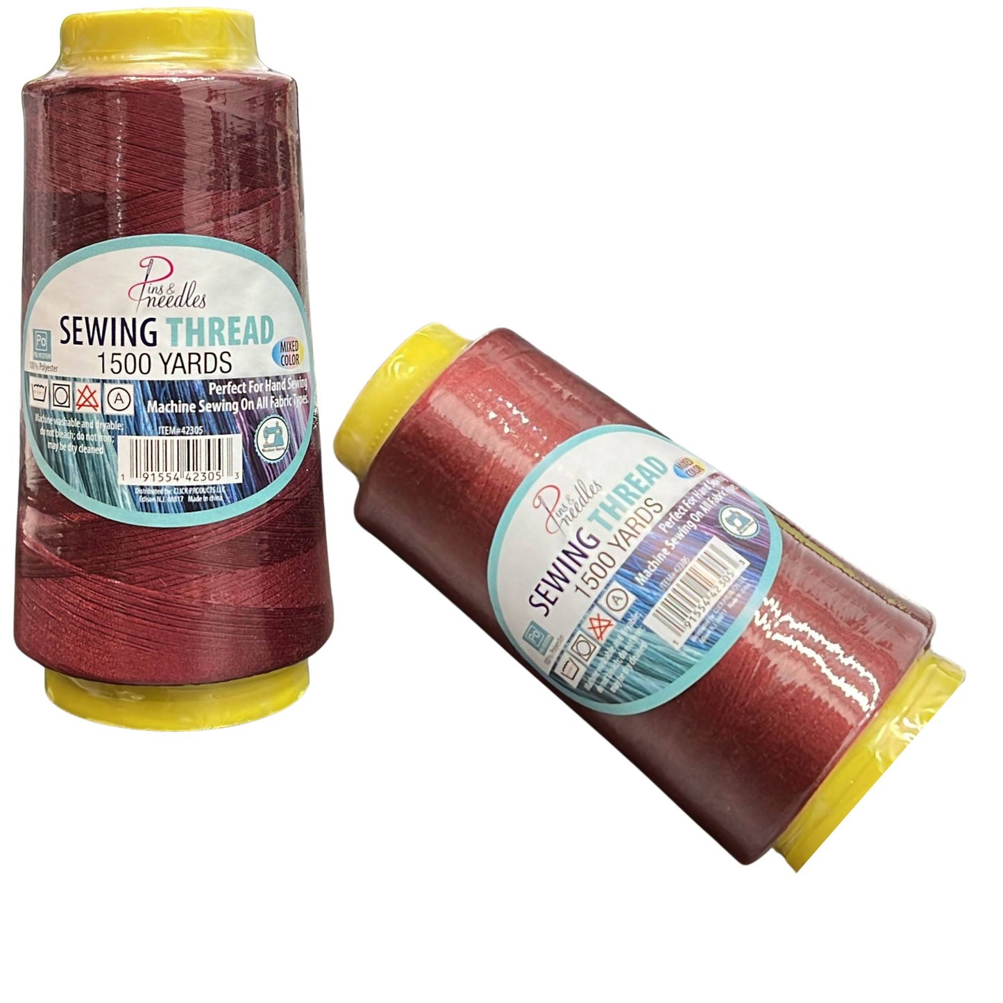 1500 Yards Pins & Needles Sewing Thread