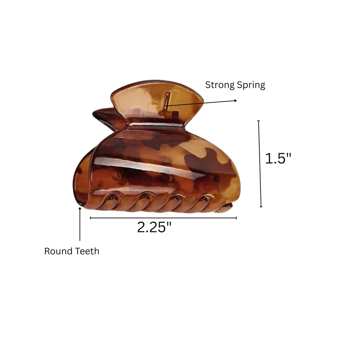 Plastic Claw Clip Strong Hold for Thick Hair