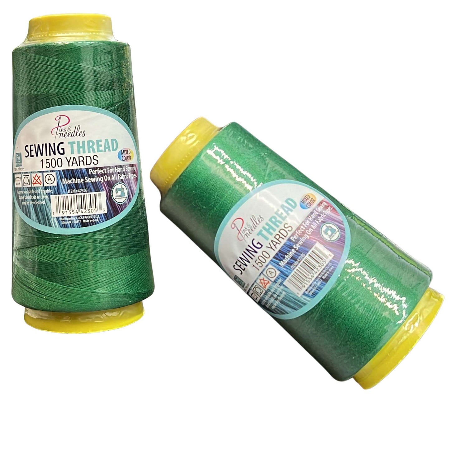 1500 Yards Pins & Needles Sewing Thread