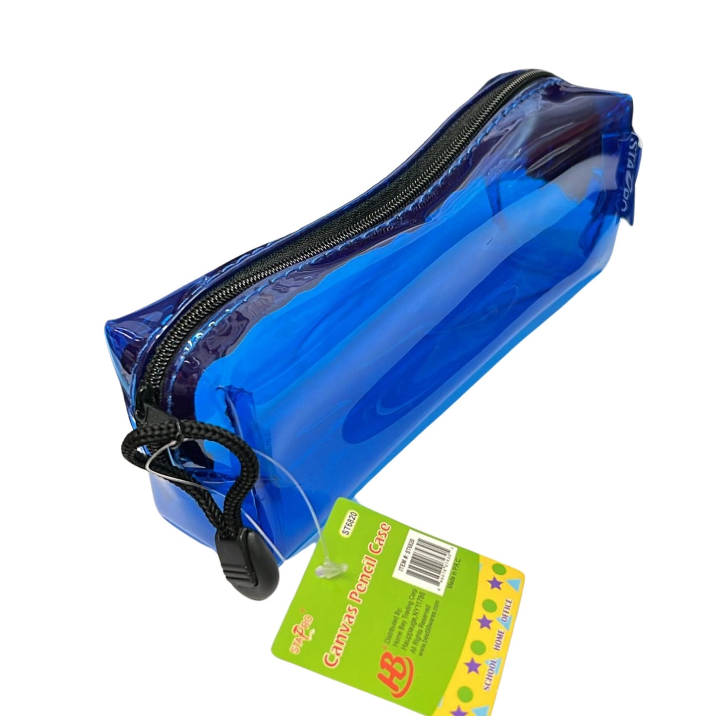 PVC Transparent Zipper Pouch,Travel Cosmetic or Pencil Case