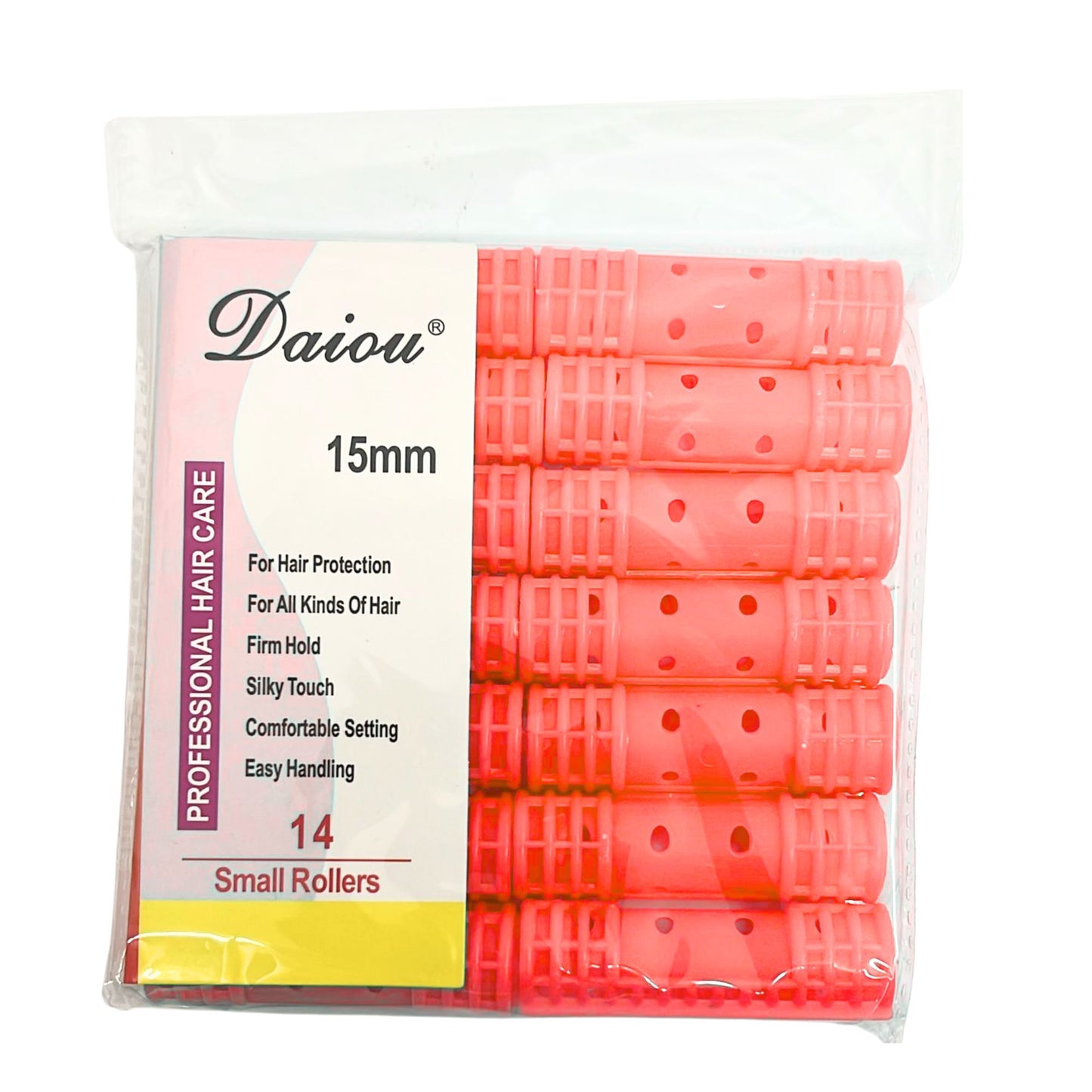 Red Snap-On Small Magnetic Hair Rollers