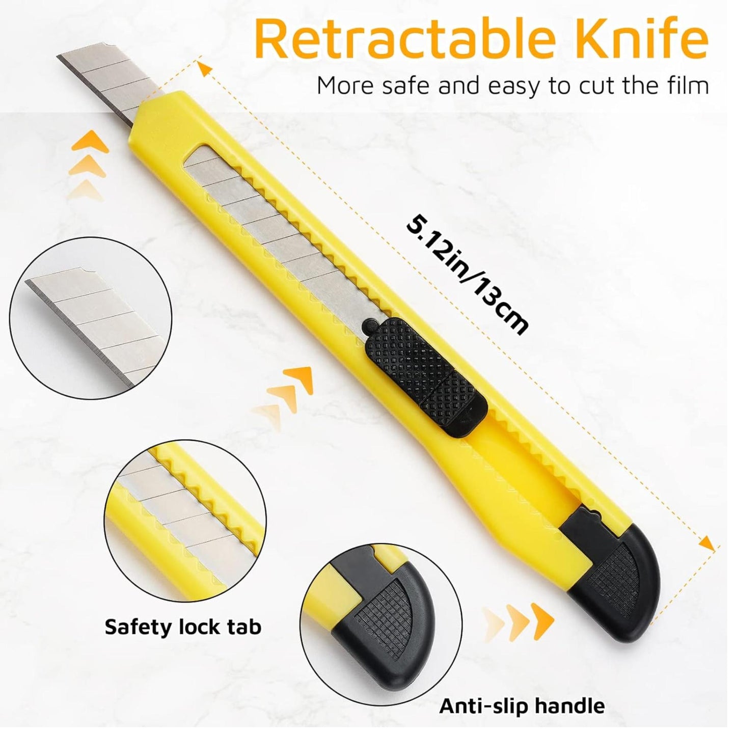 9mm Carbon Steel Blades Snap-Off Cutter