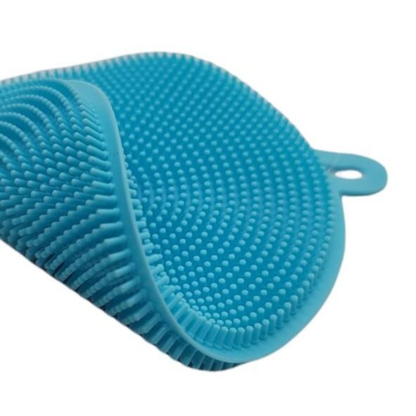 4.3" Round Silicone Sponge Scrubber