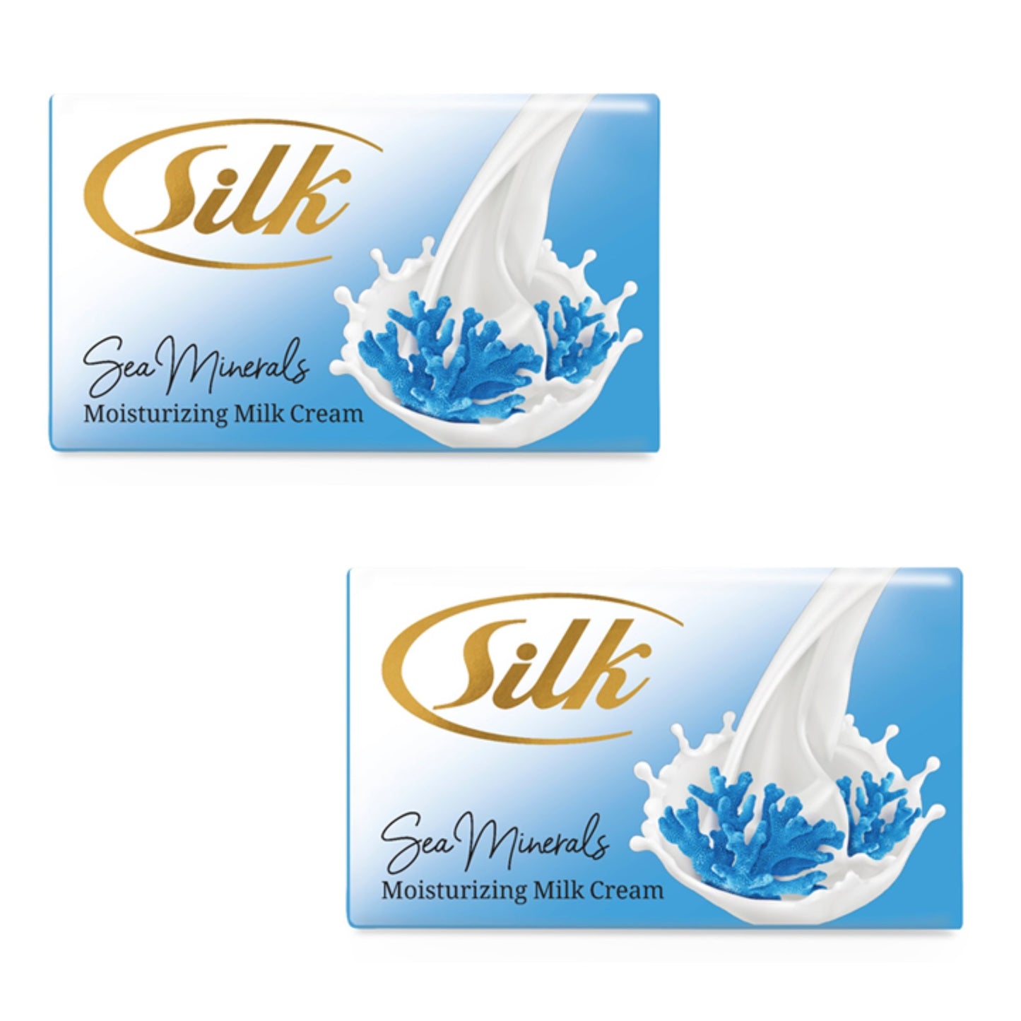100g Silk Sea Mineraux Moisturizing Milk Cream Soap