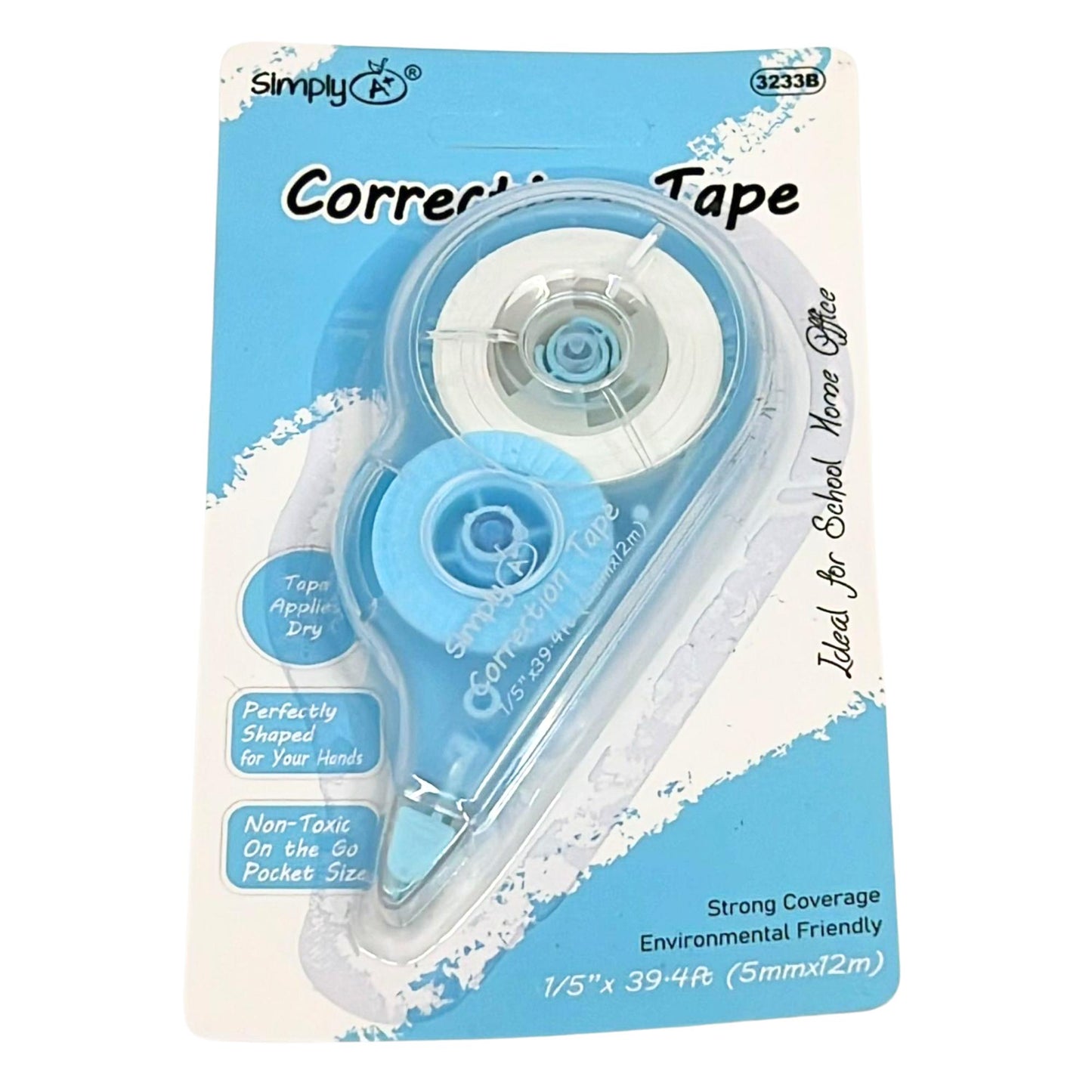 Correction Tape White, Dry Application