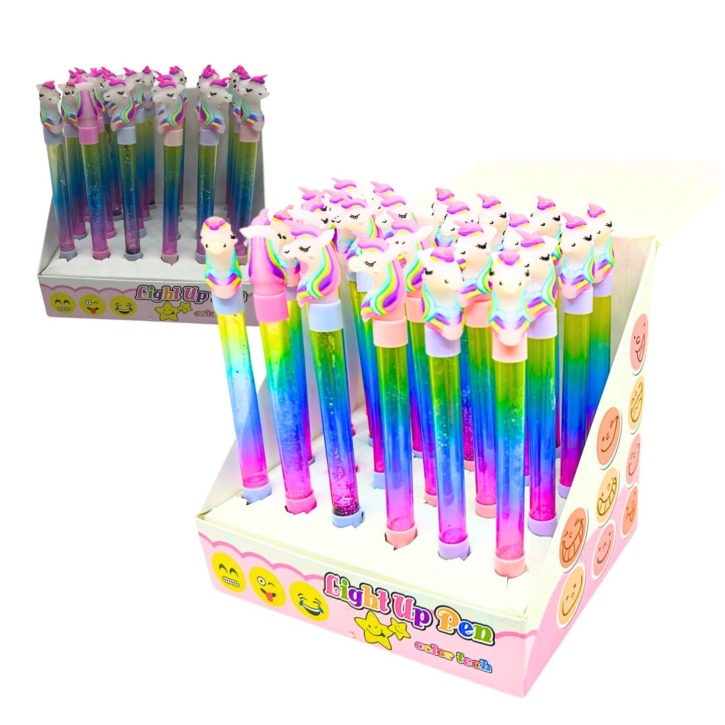 Unicorn Glitter Blue Ink Pen