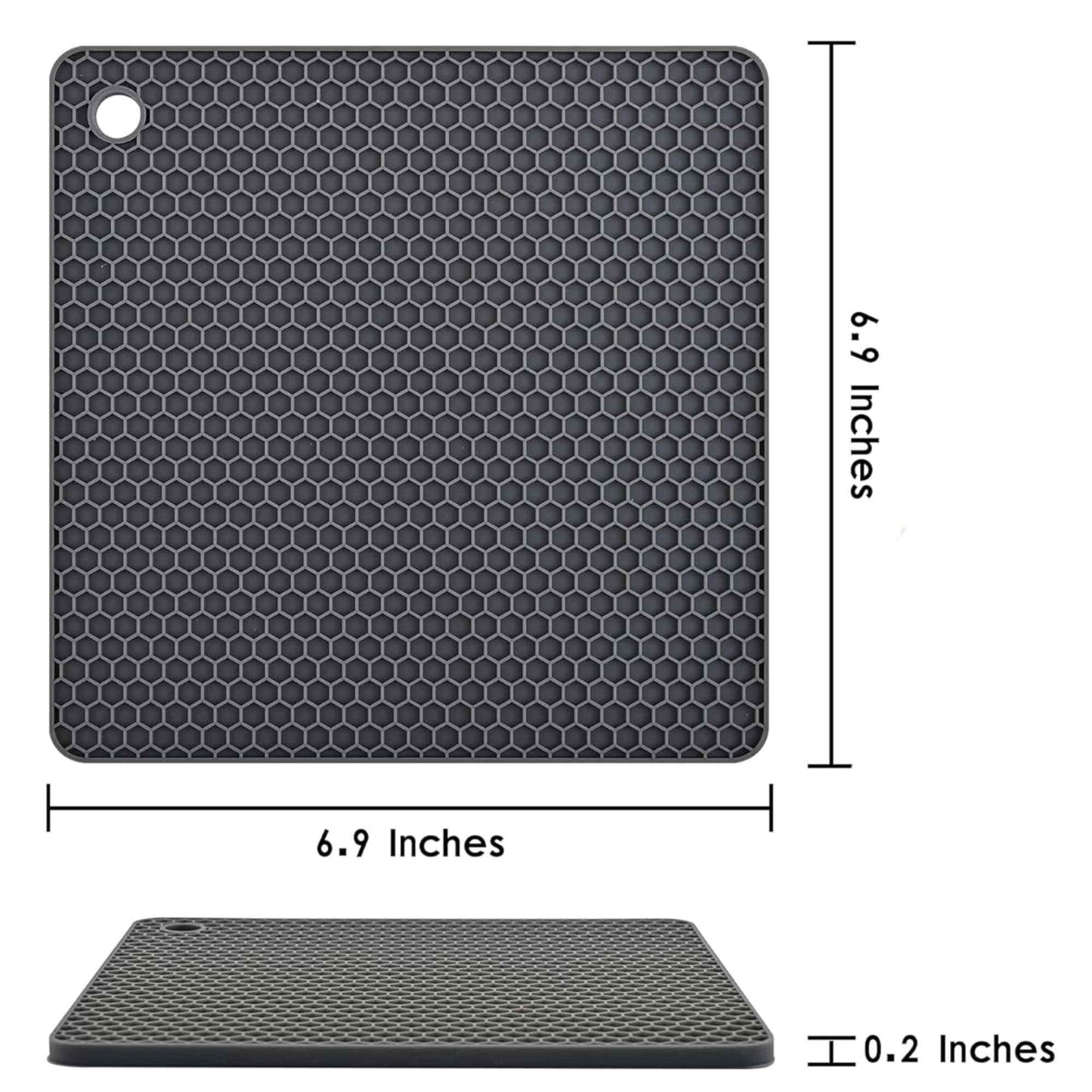 Square Silicone Placemat & Holder