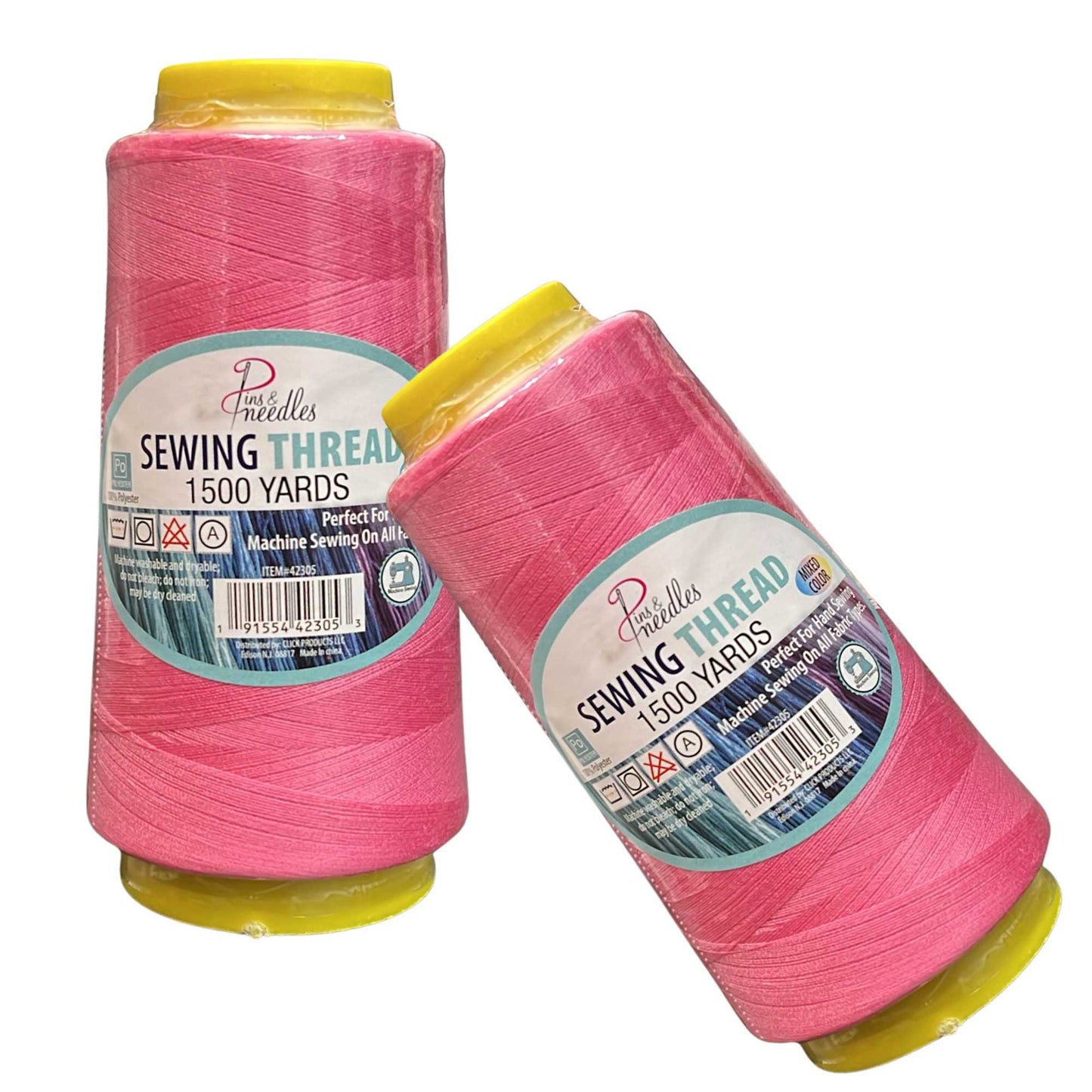 1500 Yards Pins & Needles Sewing Thread