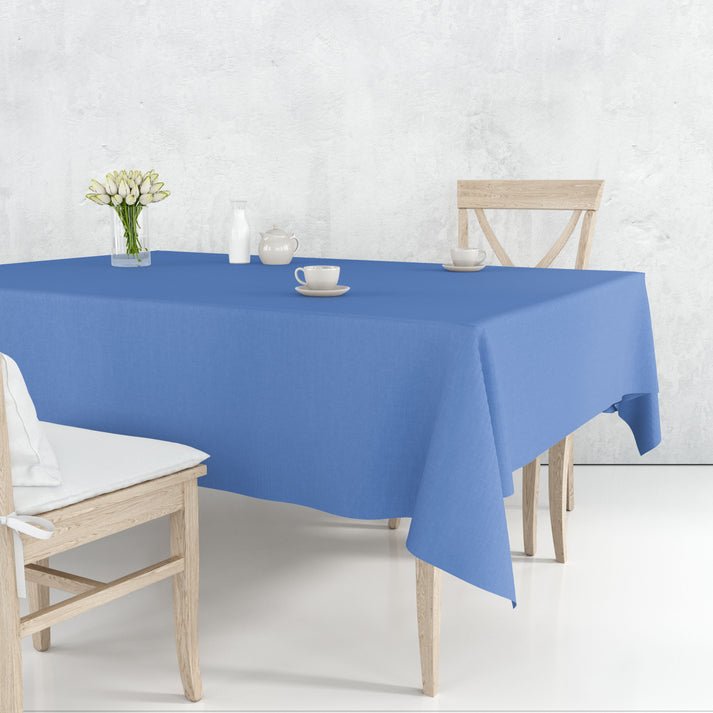 Tablecover Plastic Blue Rectangular