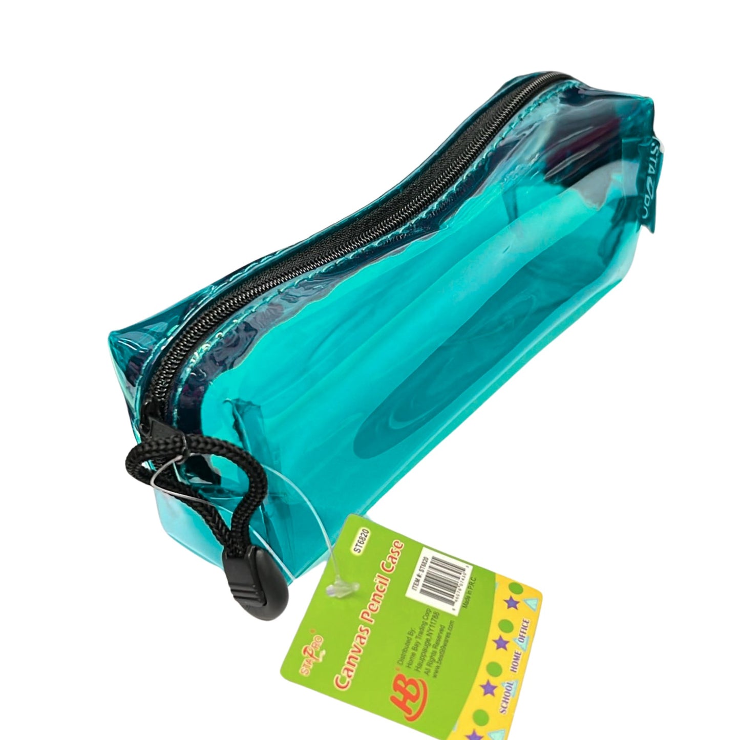PVC Transparent Zipper Pouch,Travel Cosmetic or Pencil Case