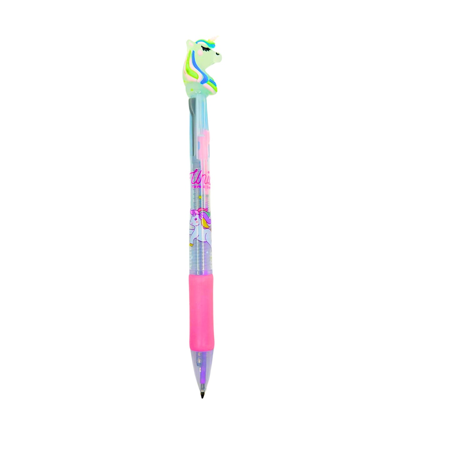 Unicorn Glitter Blue Ink Pen