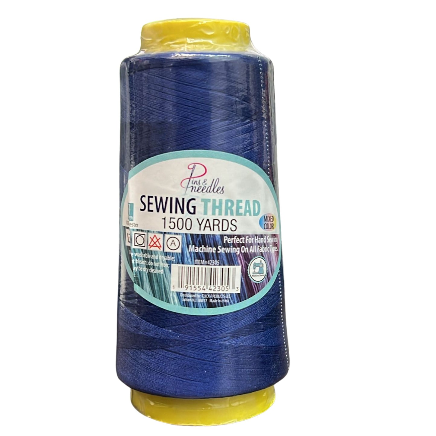 1500 Yards Pins & Needles Sewing Thread