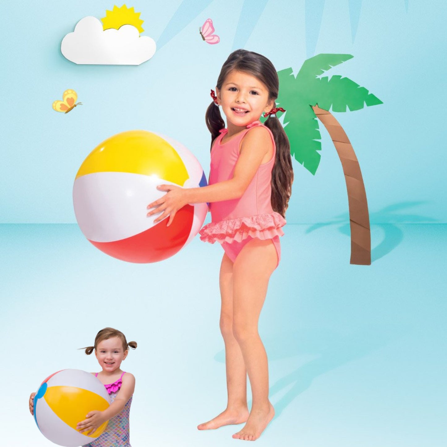 Glossy Panel Beach Ball