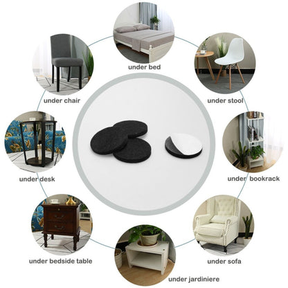 2 Sizes Round Felt Pads Set, Furniture & Floor Protectors