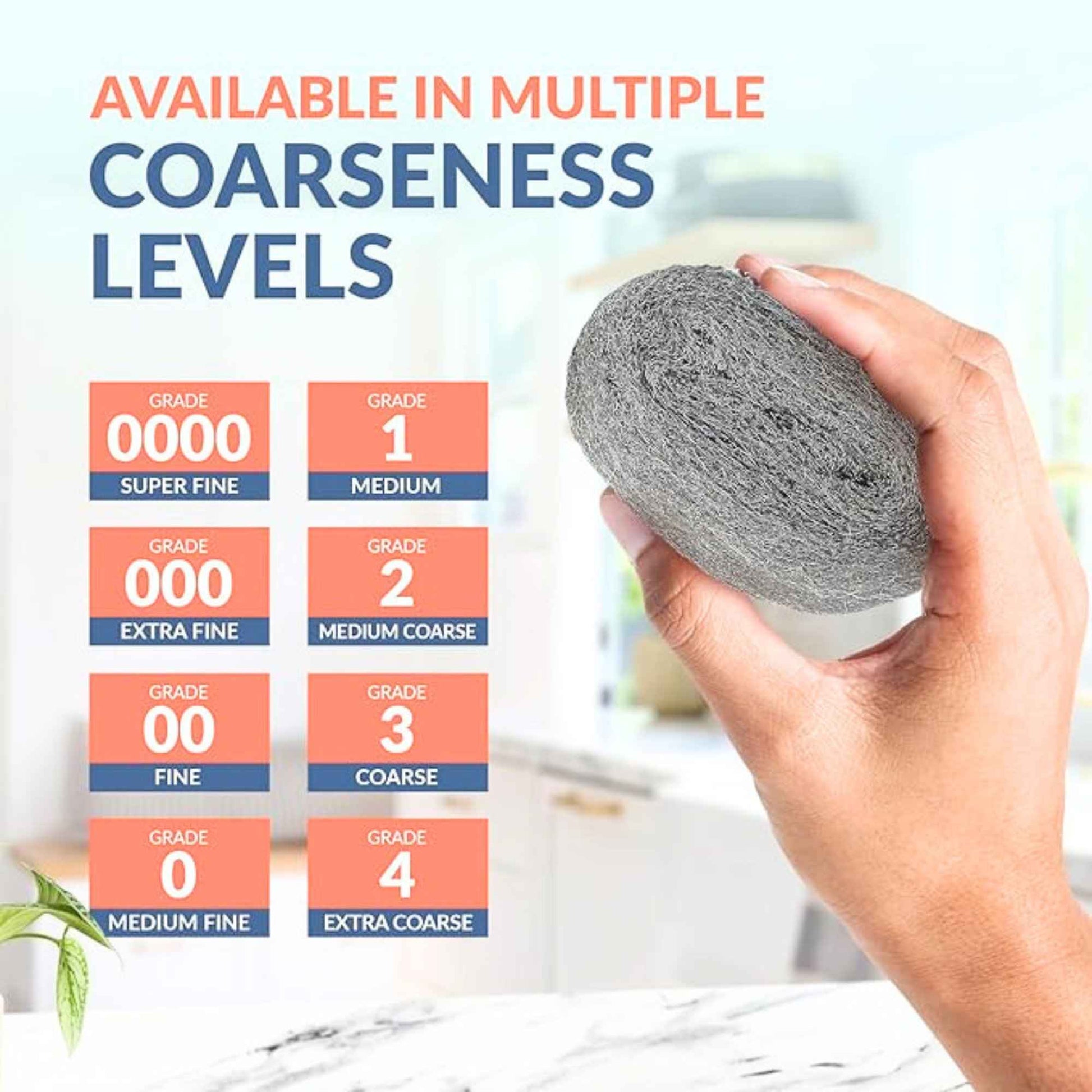 PAMI Grade #1 Medium Fine Steel Wool Pads